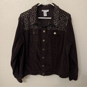 Cathy Daniels Western Style Long Sleeve Cordero Jacket Size XL